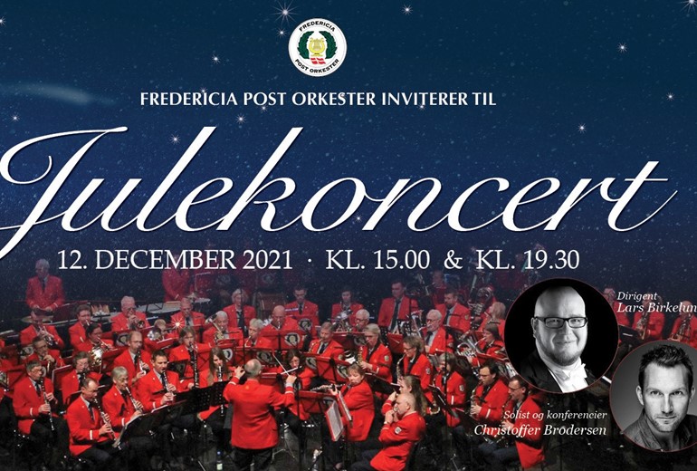 Postorkestrets Julekoncert kl. 19:30