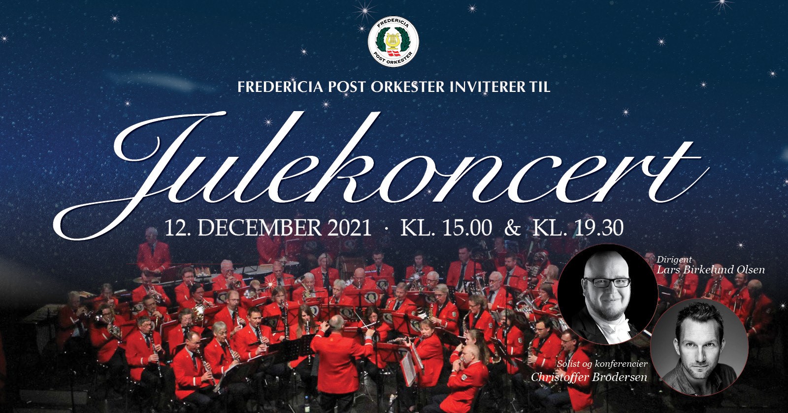 Postorkestrets Julekoncert kl. 15:00