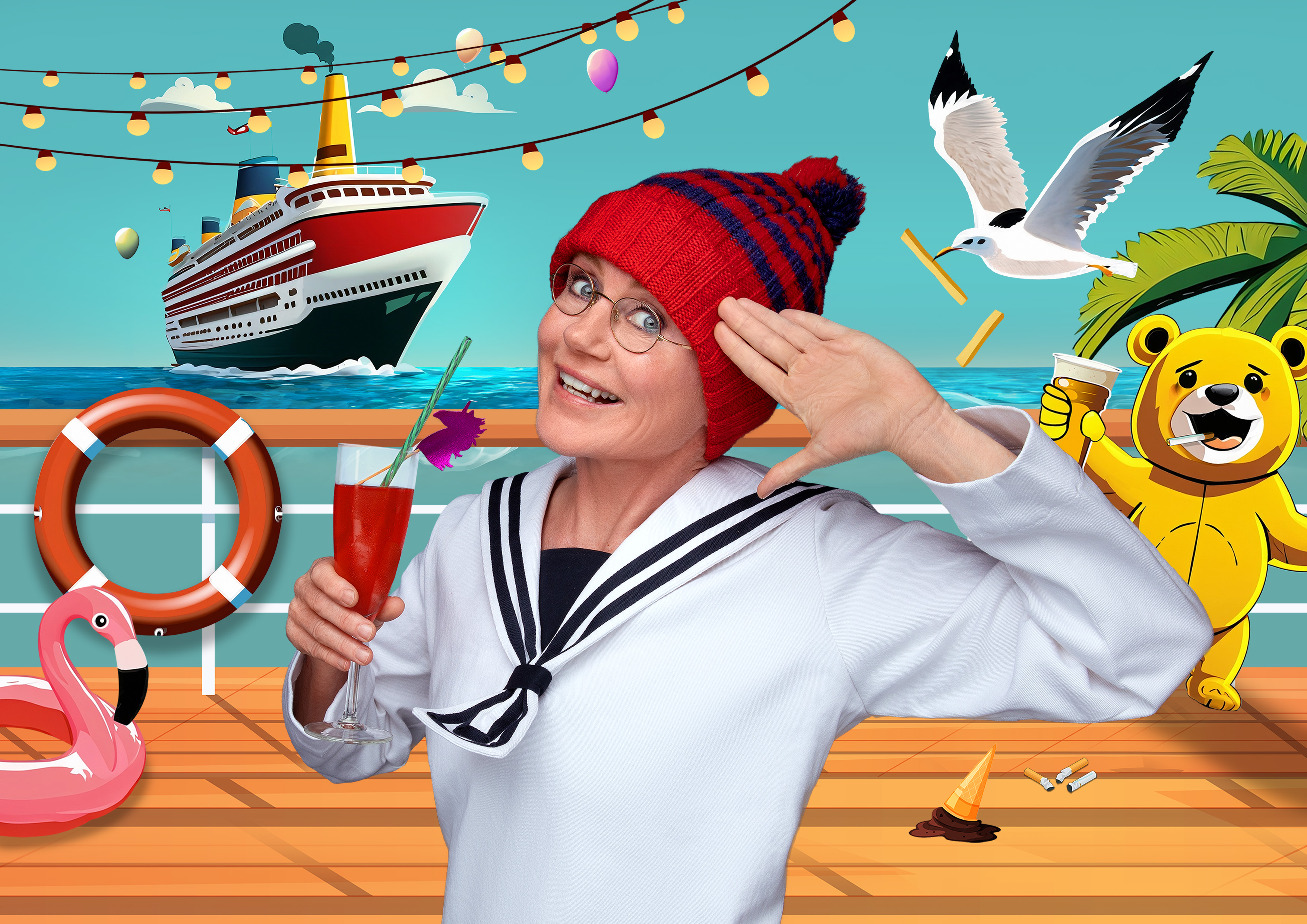 Skibet Er Ladet Med Pelle