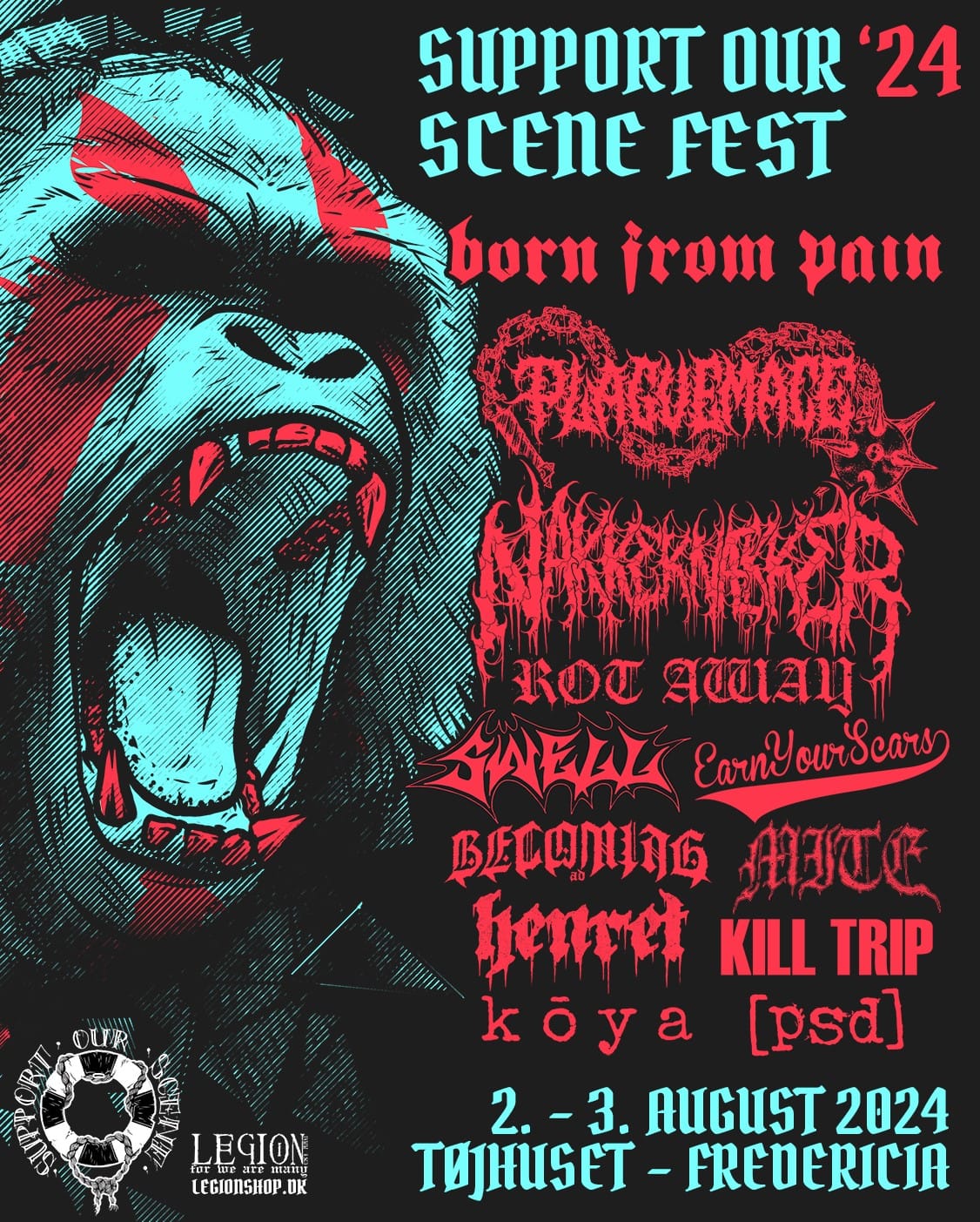 SUPPORT OUR SCENE - SATURDAY